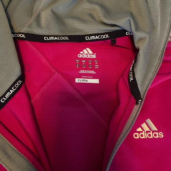 Adidas Running Hoodie, Women Size M. Fuchsia. - Picture 7 of 8